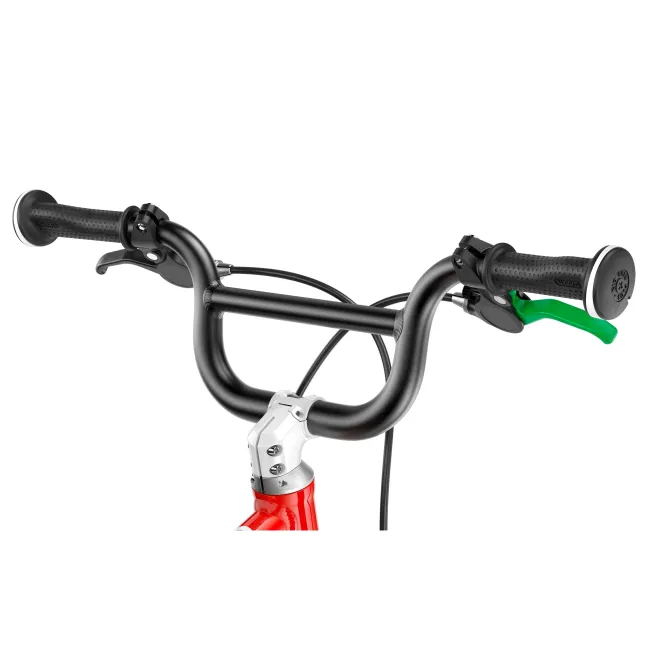 Woom - bicicleta copii 16" Woom 3 AUTOMAGIC, varsta recomandata 4-6 ani (105-120cm) - 6 kg - rosu intens alb