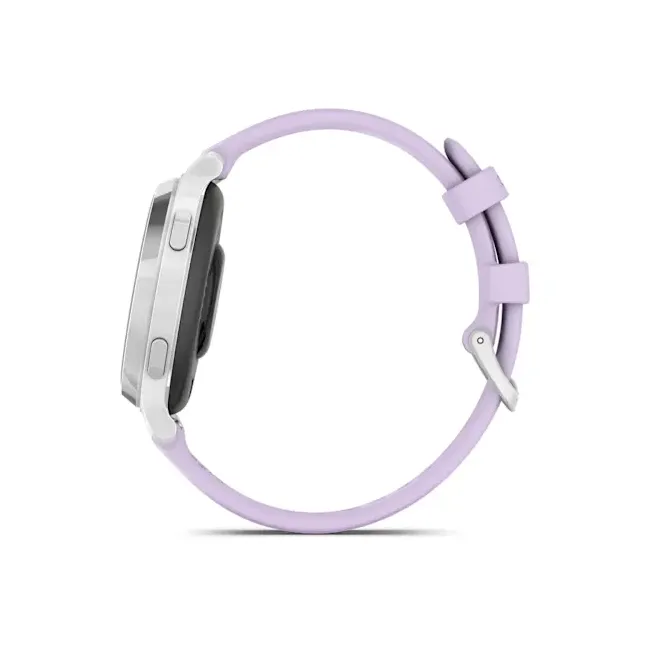 Garmin - Lily 2 Active - Argintiu, curea de silicon Purple Jasmina