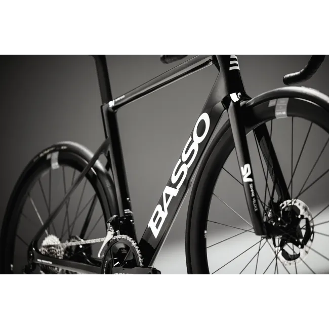 Bicicletă șosea Basso SV SRAM Red AXS - Pure Black