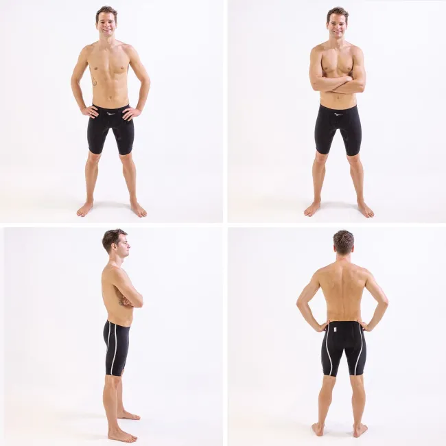 Finis - Costum inot tehnic pentru baieti sau barbati - Rival Jammer - negru