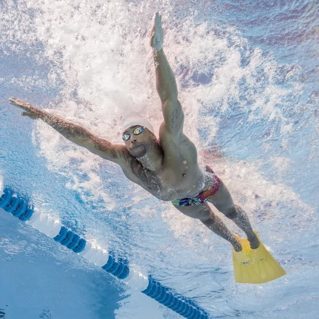 Finis - labe inot tehnice Foil Monofin - galben