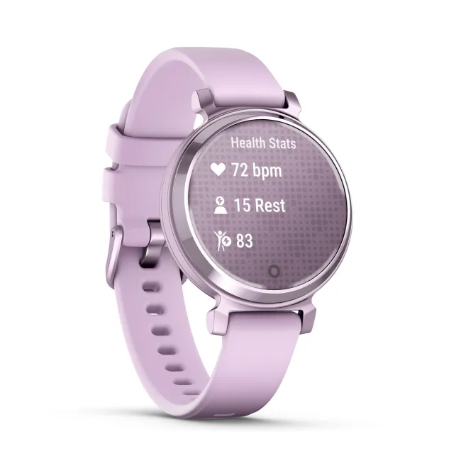 Garmin - Lily 2 smartwatch - Lila metalic - curea lila din silicon