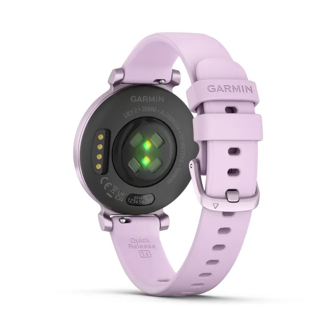 Garmin - Lily 2 smartwatch - Lila metalic - curea lila din silicon