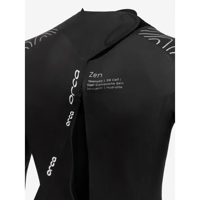 Orca - costum neopren pentru barbati Freedive Zen 1 P wetsuit - negru alb