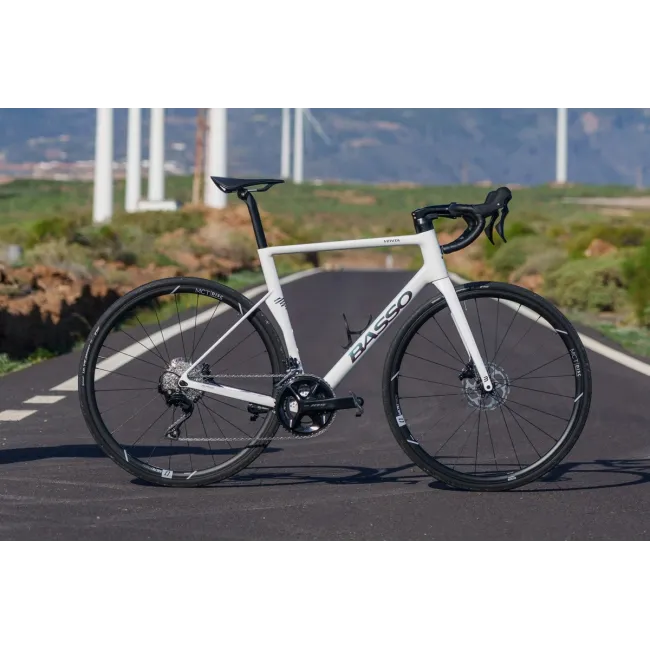 Bicicletă șosea Basso Venta R Shimano 105 - Pearl White Glossy