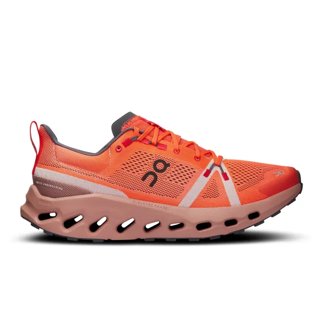 On - pantofi alergare trail - Cloudsurfer Trail - portocaliu roz Flame | Dustrose