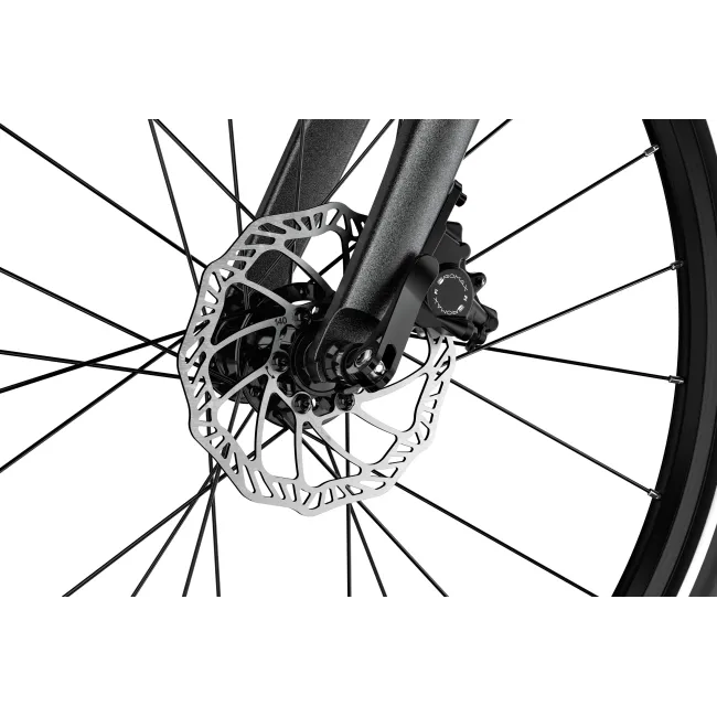 Bicicleta copii Woom 6 Explore cu roti 26" albastru Magnetic Blue