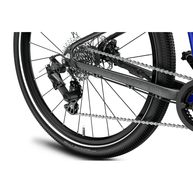 Bicicleta copii Woom 6 Explore cu roti 26" albastru Magnetic Blue