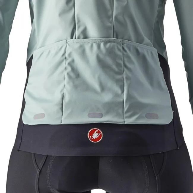 Castelli - jacheta ciclism vreme rece pentru femei Alpha Ros 2 W Jacket - albastru deschis negru