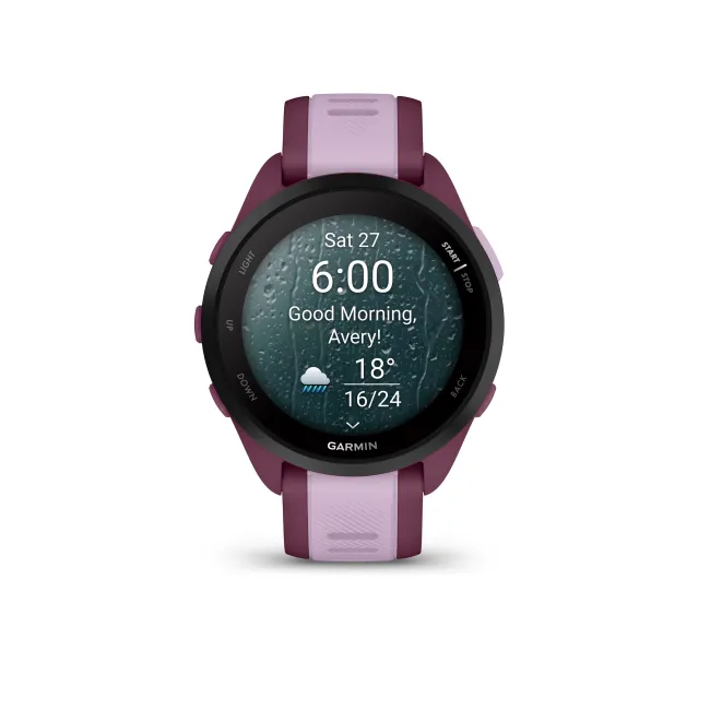 Garmin - Forerunner 165 Music ceas multisport cu GPS AMOLED - mov lila