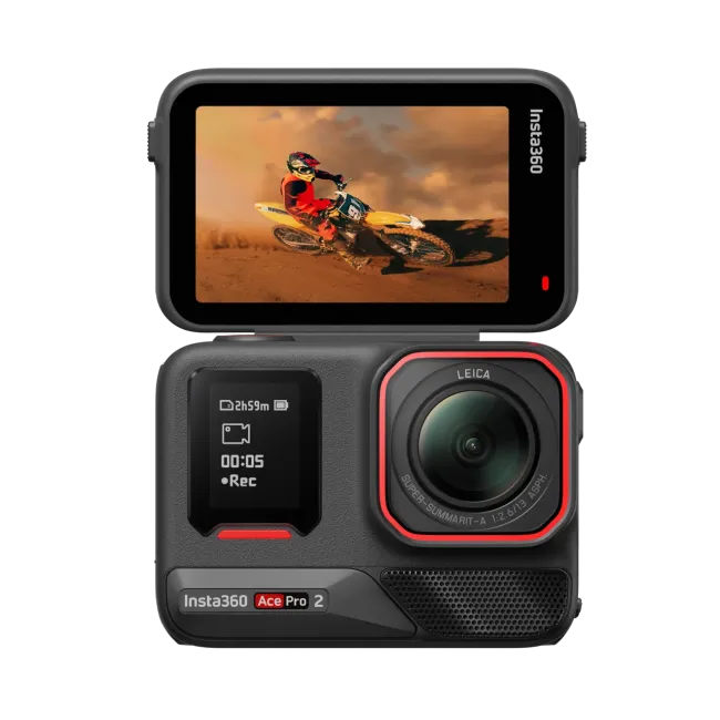 Insta360 Ace Pro 2 – Cameră de acțiune profesională 8K cu senzor 1/1.3″ şi lentilă Leica
