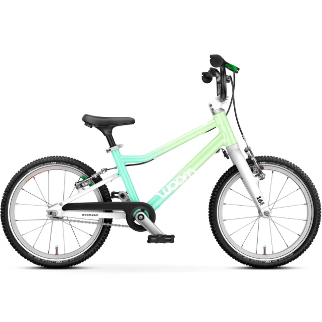 Bicicleta copii Woom 3 Go cu roti 16" pastel Spermint crush