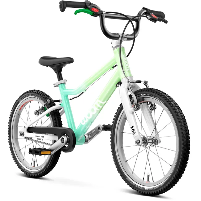 Bicicleta copii Woom 3 Go cu roti 16" pastel Spermint crush