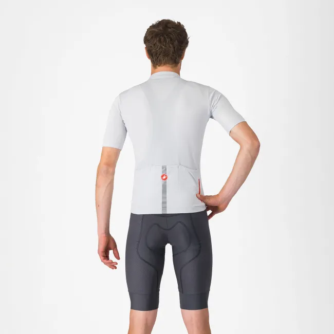 Castelli - pantaloni ciclism scurti cu bretele - Competizione 2 Bibshort - 15-35 gr C - gri inchis