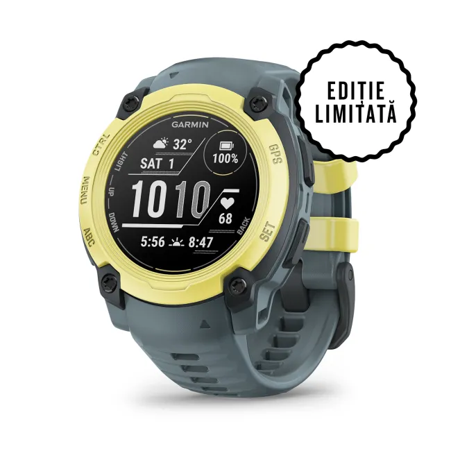 Garmin INSTINCT E - 40 mm galben Lime - smartwatch robust cu GPS