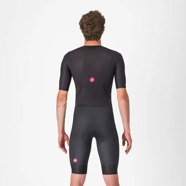 Castelli - costum triatlon cu maneca scurta - Core Tri Suit Short Sleeve - negru