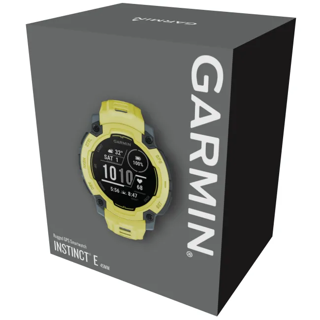 Garmin INSTINCT E - 45 mm galben Lime - smartwatch robust cu GPS