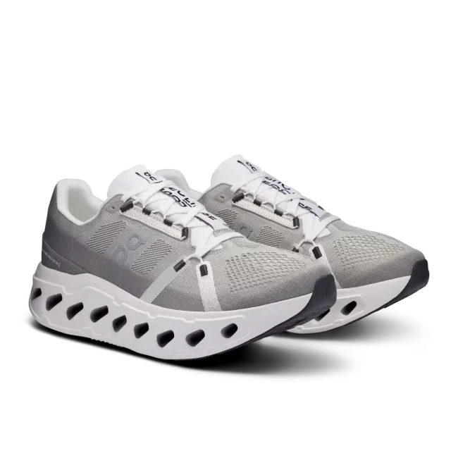 On - pantofi alergare - Cloudeclipse - alb argintiu Alloy | White