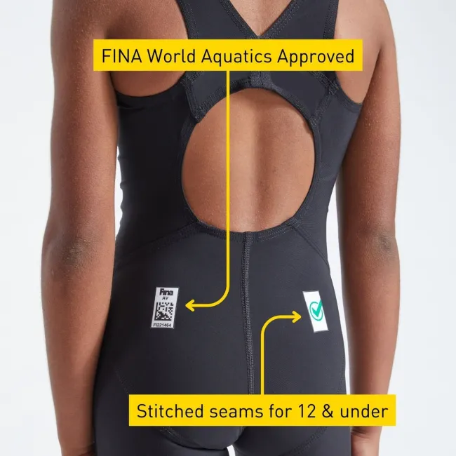 Finis - costum inot tehnic copii - Fuse Jr Openback Kneeskin - Cotton Candy