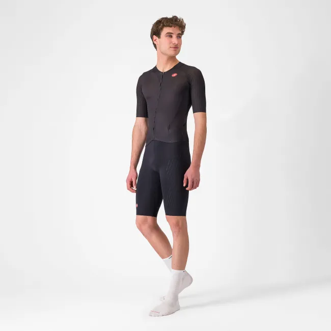 Castelli - costum triatlon cu maneca scurta - Free Sanremo 3 Suit Short Sleeve - negru