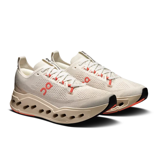 On - pantofi alergare - Cloudsurfer Max W - Ivory | Salmon