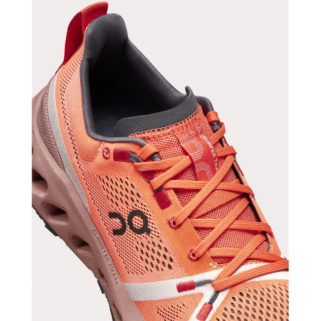 On - pantofi alergare trail - Cloudsurfer Trail W - mov gri deschis alb