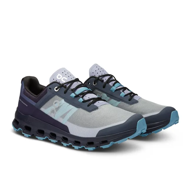 On Cloudvista - pantofi alergare pentru barbati - albastru inchis gri negru Navy | Wash