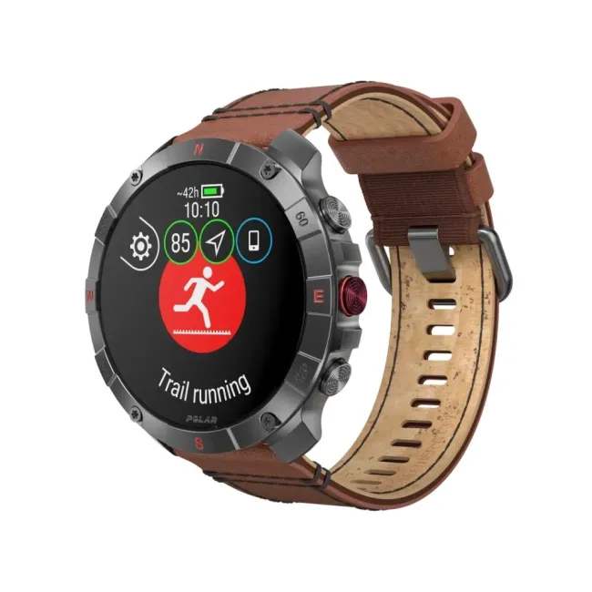 Polar - ceas sport inteligent GPS premium - Grit X2 Pro Titan - gri