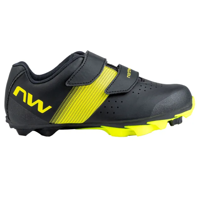 Northwave - pantofi ciclism MTB XC - Hammer Junior - Black | Yellow Fluo