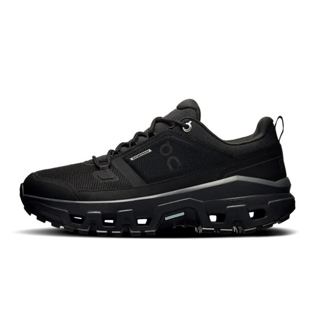 On - ghete - Cloudrock Low WP W - Black | Black