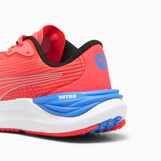 Puma - pantofi alergare pentru femei Electrify NITRO 3 - portocaliu Orhidee alb albastru Ultra