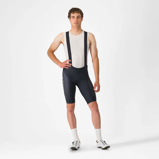 Castelli - pantaloni ciclism scurti cu bretele - Competizione 2 Kit Bibshort - 15-35 gr C - negru