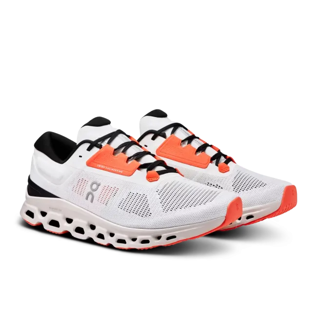 On Cloudstratus 3 - pantofi alergare pentru femei - Alb portocaliu White | Sand