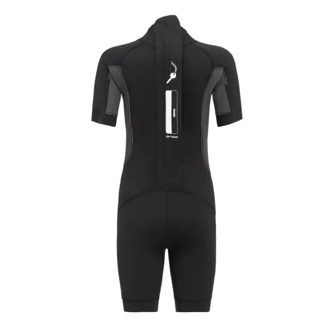 Orca - costum neopren ape deschise pentru copii pantalon scurt OpenWater Vitalis Squad junior Shorty wetsuit - negru portocaliu