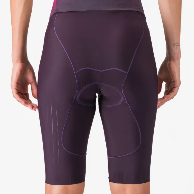 Castelli - costum triatlon fara maneci - Free Sanremo 3 W Suit Sleeveless - negru | portocaliu vivid