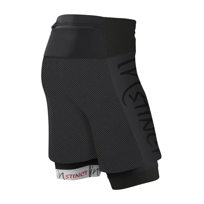 Instinct - Trail Short Ultra Race - 2-in-1 unisex - negru