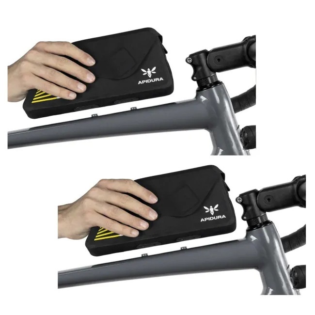 Apidura - geanta mica cadru bicicleta Racing Bolt-On Top Tube Pack 1 litru - negru