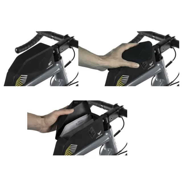 Apidura - geanta mica cadru bicicleta Racing Bolt-On Top Tube Pack 1 litru - negru