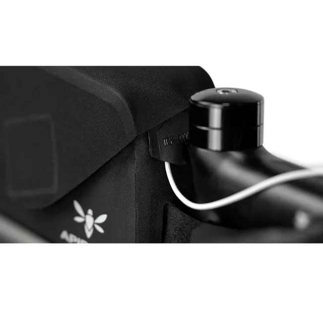 Apidura - geanta mica cadru bicicleta Racing Bolt-On Top Tube Pack 1 litru - negru