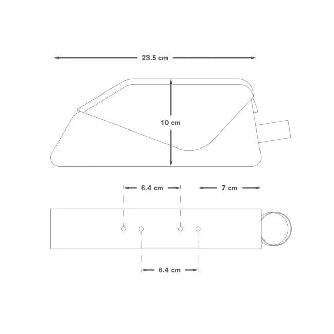 Apidura - geanta mica cadru bicicleta Racing Bolt-On Top Tube Pack 1 litru - negru