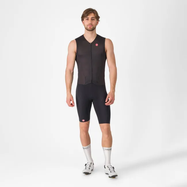 Castelli - costum triatlon fara maneci - Free Sanremo 3 Suit Sleeveless - negru