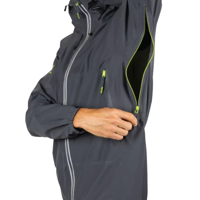 Instinct - Jacheta impermeabila unisex Ultra Rain Shell - gri antracit