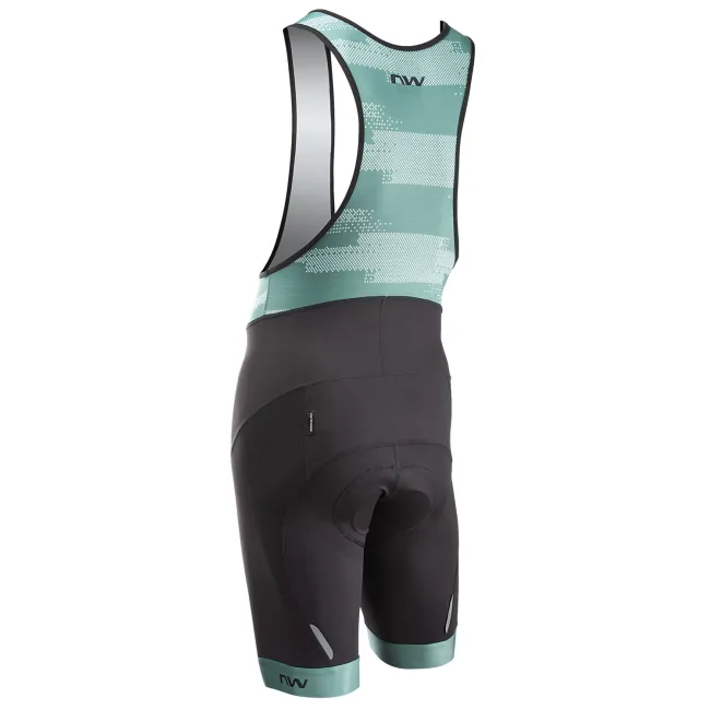 Northwave - pantaloni scurti cilism cu bretele - Active EVO Bibshort - Black | Sage