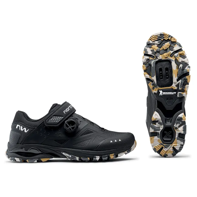 Northwave - pantofi ciclism MTB AM - Spider Plus 3 - Black | Camo
