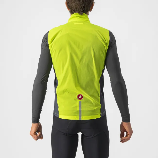 Castelli - vesta ciclism - Squadra Stretch Vest - lime | gri inchis