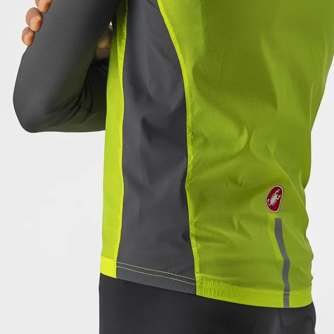 Castelli - vesta ciclism - Squadra Stretch Vest - lime | gri inchis