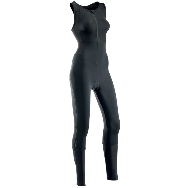 Northwave - pantaloni ciclism lungi cu bretele, iarna sau vreme rece pentru femei Fast Polar women Bibtights - negru