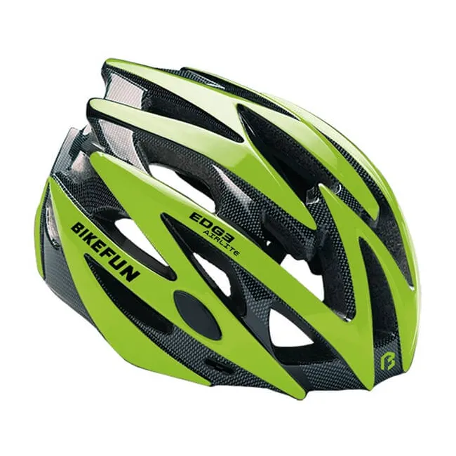 BikeFun Casca ciclism Edge - verde carbon