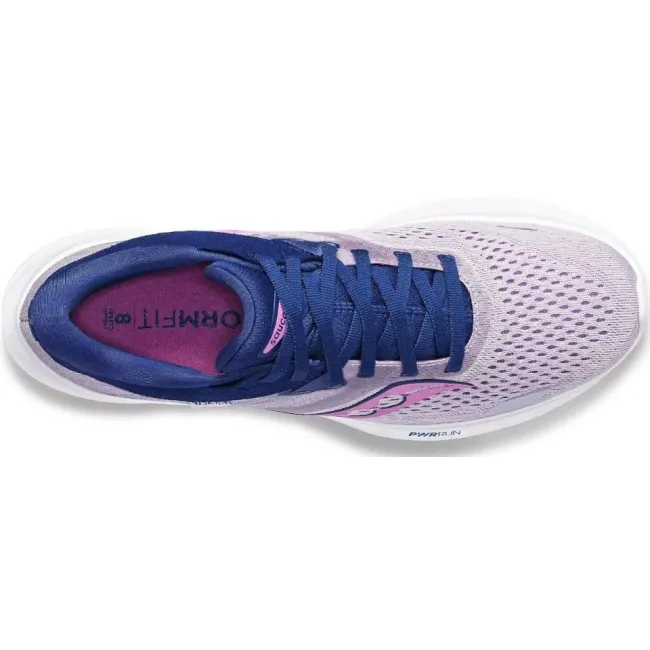 Saucony - pantofi alergare pentru femei - Ride 16 - mauve | indigo