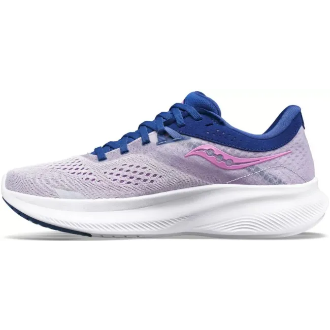 Saucony - pantofi alergare pentru femei - Ride 16 - mauve | indigo